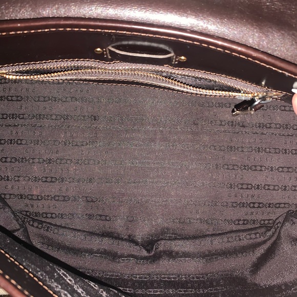 VINTAGE CELINE PONY HAIR LEOPARD PURSE - Picture 9 of 14